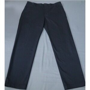 Nike Golf Dri-FIT Pants Mens 34x30 Black Performance Stretch Flat Front Athletic